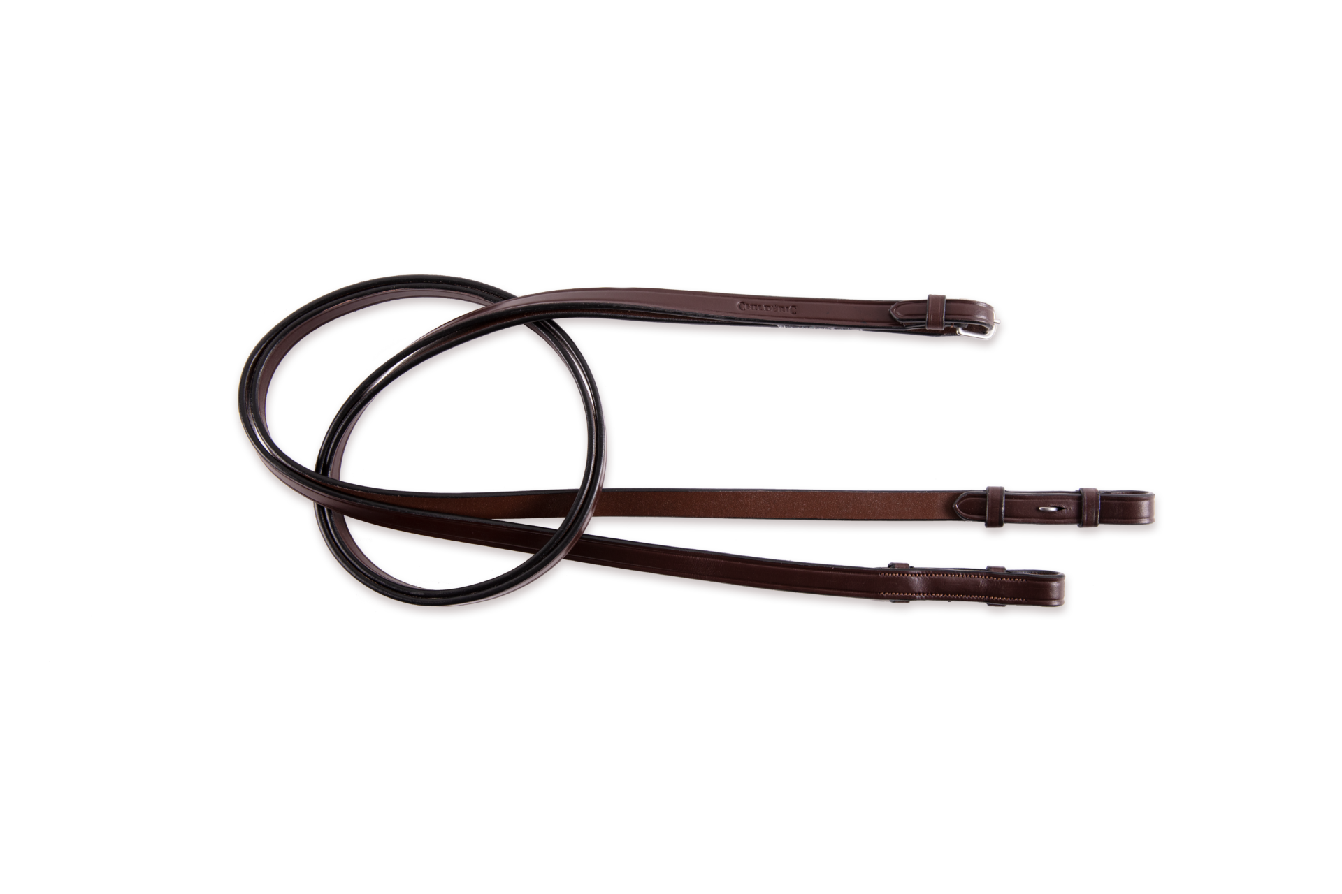 Hy Rênes en cuir uni Marron 5/8 Hy Rênes en cuir uni Marron 5/8