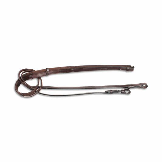 Rênes cuir et grip avec taquets sans arrêtoirs