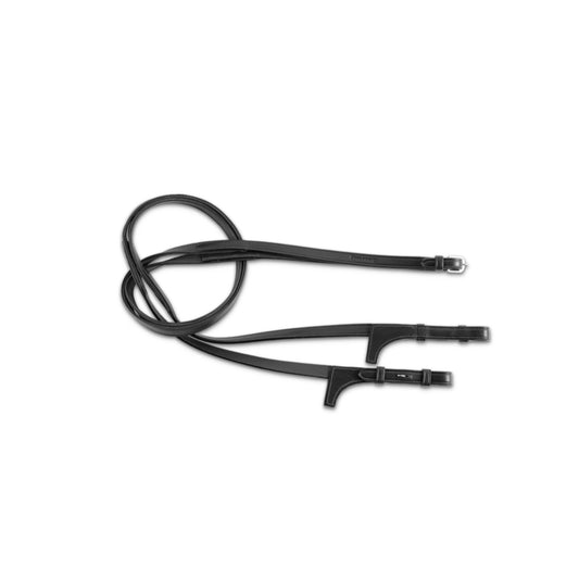 Rênes Cuir et Grip 1/2 avec arrêtoirs