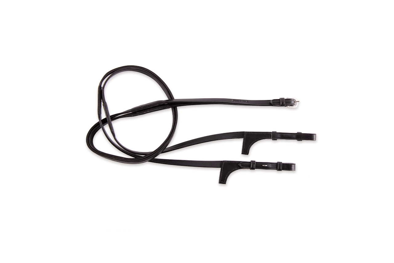 Rênes Cuir et Grip 5/8 avec arrêtoirs