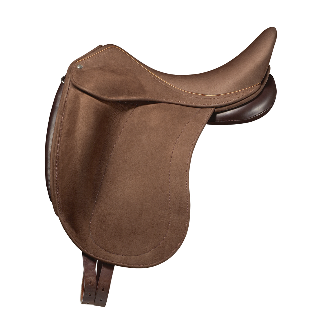 Modèle DSG de dressage selle sur-mesure Childéric cuir bespoke saddle fait en France made in France fait main