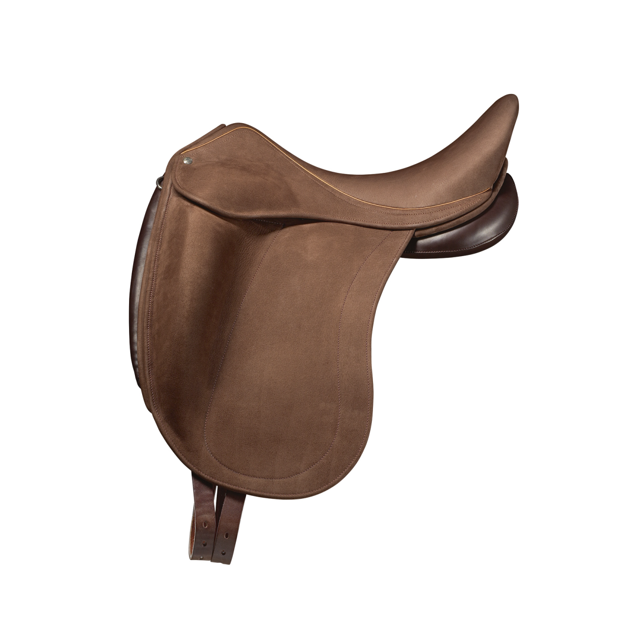 Modèle DSG de dressage selle sur-mesure Childéric cuir bespoke saddle fait en France made in France fait main