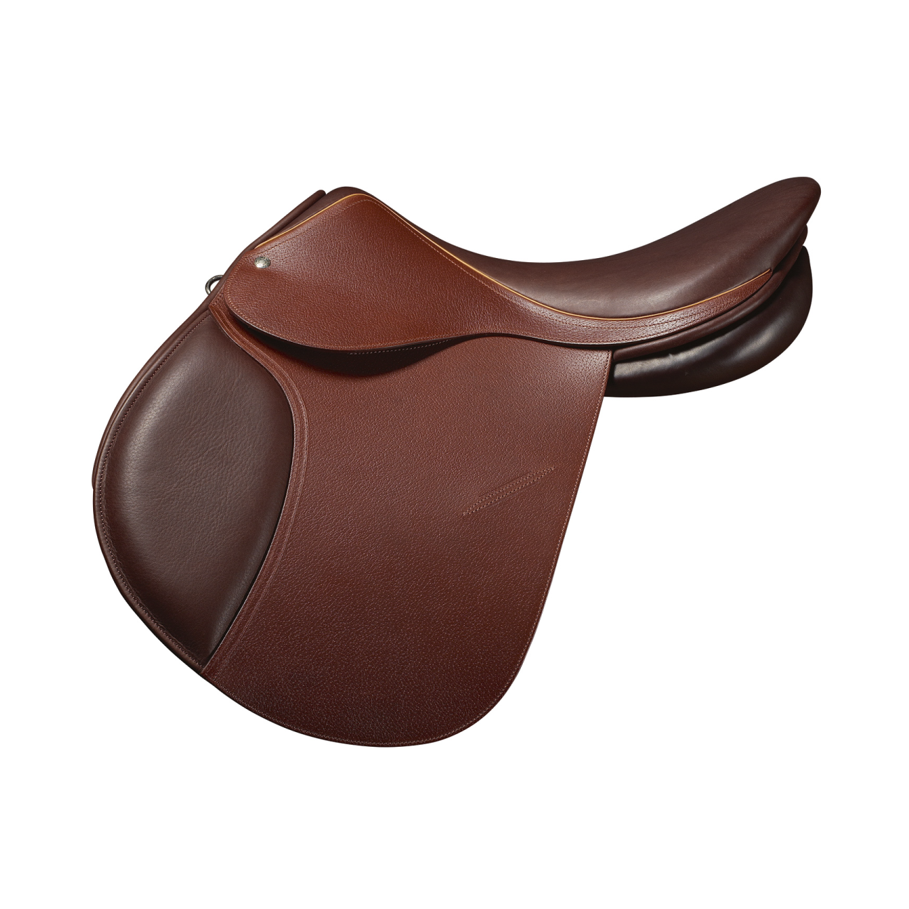 Modèle FAP saut d'obstacles CSO selle sur-mesure Childéric cuir bespoke saddle fait en France made in France fait main