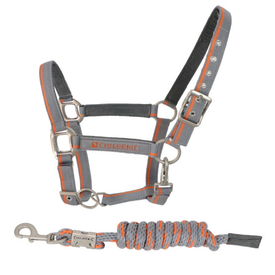 halter&tether grey licol Childéric full cob