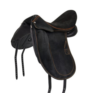 Selle DNL sur-mesure Childéric cuir noir