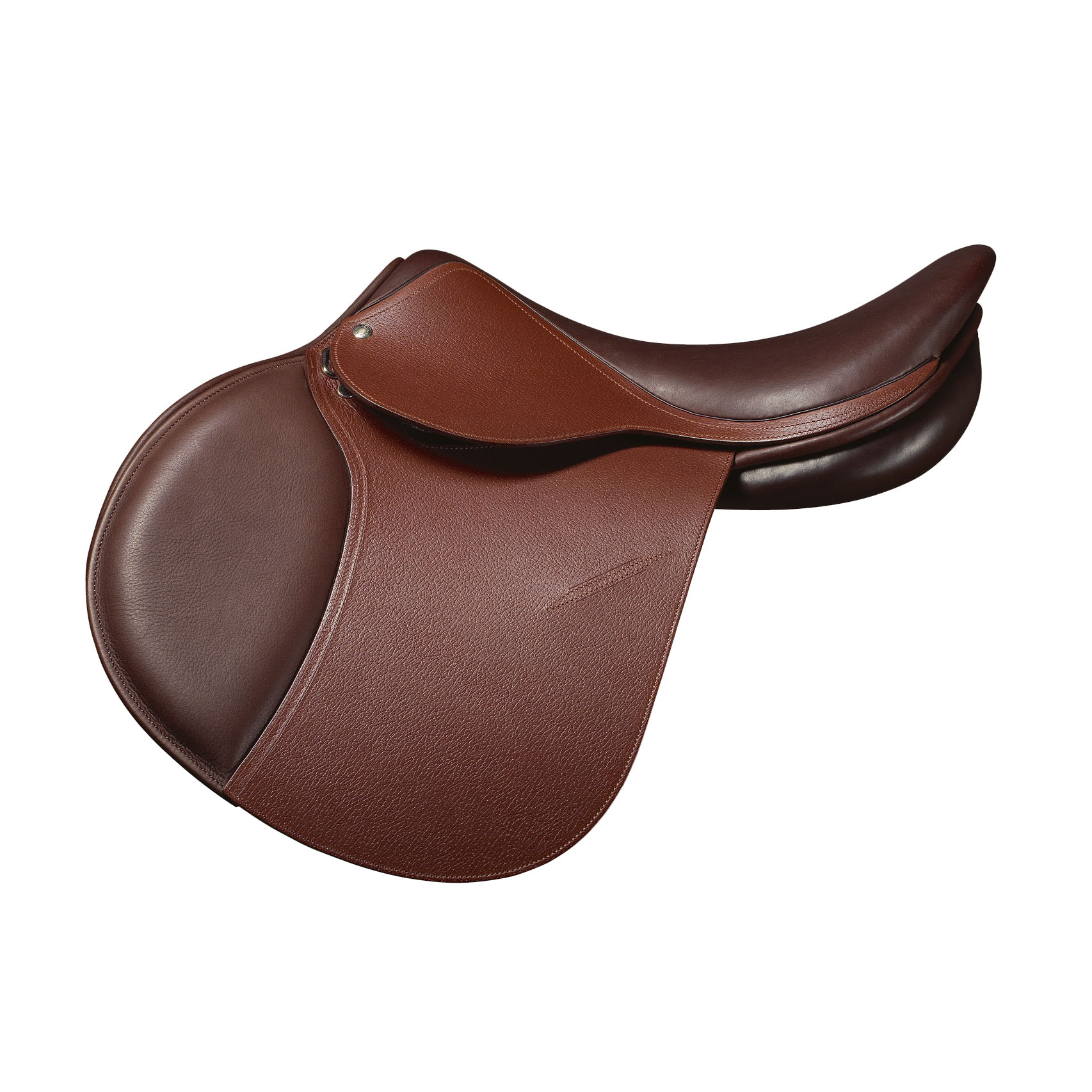 Modèle FA saut d'obstacles CSO selle sur-mesure Childéric cuir bespoke saddle fait en France made in France fait main