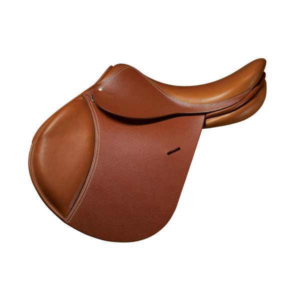 Modèle PFE CSO selle sur-mesure Childéric cuir bespoke saddle fait en France made in France fait main