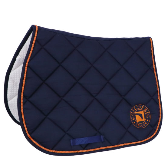 saddle pad CSO navy tapis de selle bleu