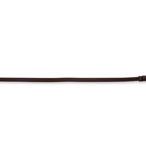Sous-gorge EWP 1/2 briderie sur-mesure cuir marron - sgewpm